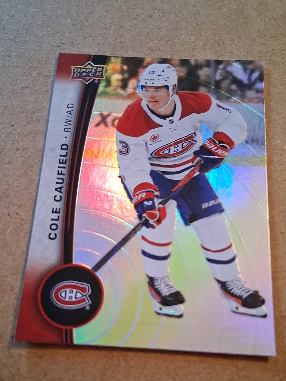 Cole Caufield Montreal Canadiens NHL Hockey Trading Cards & Stickers